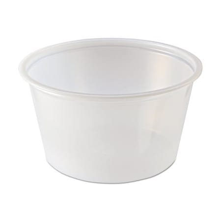 Fabri-Kal Portion Cups, 2 Oz, Clear, 2500PK PC200